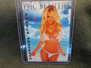 lot 40 image: Pamela Anderson Epic Beauties Card...