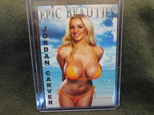 lot 42 image: Jordan Carver Epic Beauties Card...