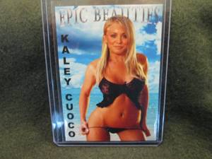 lot 43 image: Kaley Cuoco Epic Beauties Card...