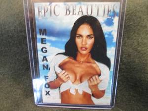 lot 45 image: Megan Fox Epic Beauties Card...