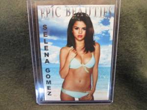 lot 47 image: Selena Gomez Epic Beauties Card...