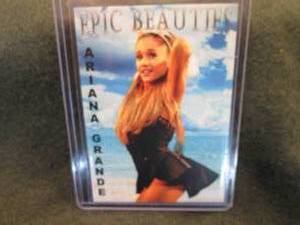 lot 48 image: Ariana Grande Epic Beauties Card...
