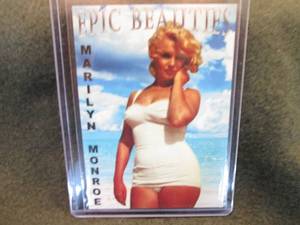 lot 52 image: Marilyn Monroe Epic Beauties Card...