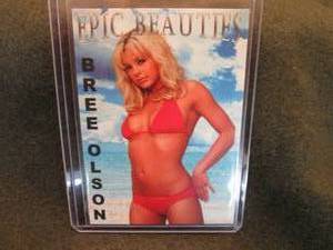 lot 53 image: Bree Olson Epic Beauties Card...
