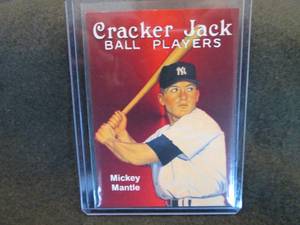 lot 63 image: Cracker Jack Ball Player Mickey Man...