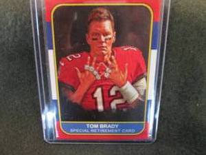 lot 68 image: Tom Brady Special Retirement Card...