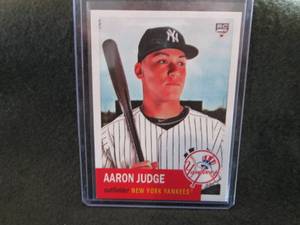lot 82 image: Aceo Rp Aaron Judge Card...