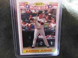 lot 83 image: 2017 Rookies Aaron Judge Card...