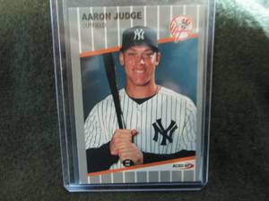 lot 93 image: Aceo Rp Aaron Judge Card...