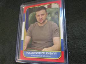 lot 101 image: Volodymyr Zelenskyy Card...