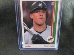 lot 110 image: Aceo Rp Aaron Judge Card...