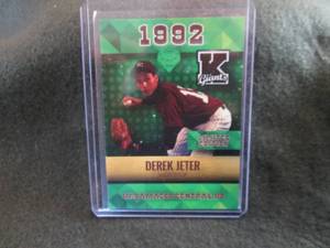 lot 113 image: 1992 Rookie Phenom Derek Jeter Card...