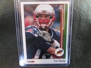 lot 116 image: Aceo Rp Tom Brady Card...