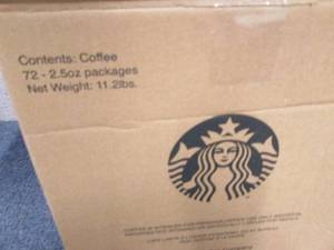 lot 160 image: Case of 4-18ct boxes- 2.5 oz pks St...