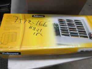lot 174 image: Fellowes 24 Compartment Literature ...