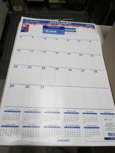 lot 203 image: 2023 Wall Planner Calendar...