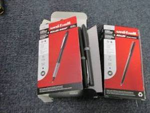 lot 209 image: Uniball Roller Blue pens (12), 10 B...
