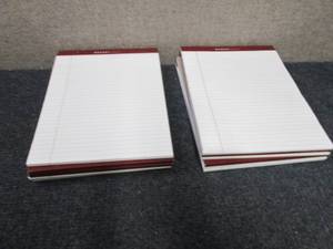 lot 211 image: 12 White Legal Pads...