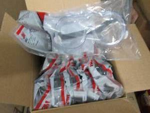 lot 249 image: Box of 10 3M Chemical Splash Resist...