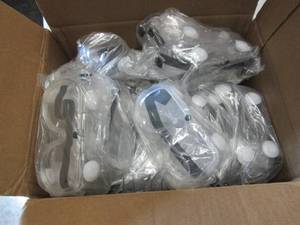 lot 264 image: Box of 20 pr Safety Goggles...