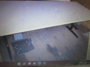 lot 272 image: 6 ft Sturdy White Conference Table ...