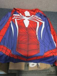 lot 292 image: XL CoolMax Long Sleeved Spiderman S...