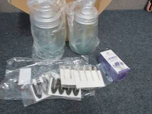 lot 295 image: 2 Soap Dispensers, Barrettes, Laven...