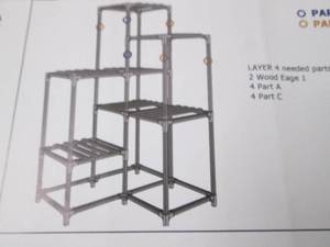 lot 302 image: MultiLevel Plant Stand...