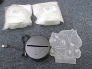 lot 325 image: 3- 3D Optical Lamps...