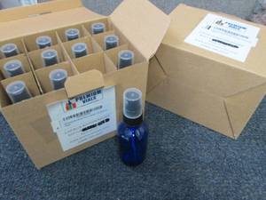 lot 327 image: 2- 12pks 2 oz Blue Spritz Bottles...