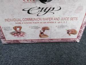 lot 329 image: Individual Communion Wafer & Juice ...