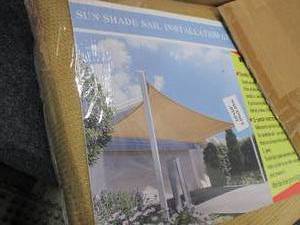 lot 336 image: 10x10 ft Sun Shade Sail...