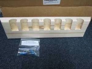 lot 345 image: Essential Oil Wooden Holder...