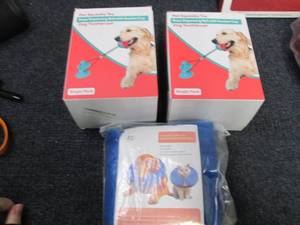 lot 359 image: 2- Dog Squeaky Toys, Inflatable Col...