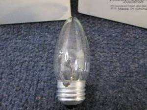lot 373 image: 3- 6pks 40W Torpedo Bulbs...