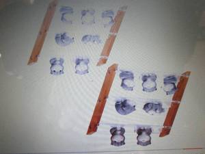 lot 384 image: 2pk  BOWEN EZ Acrylic Display Riser...