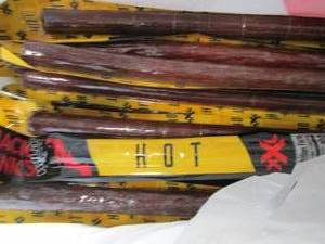 lot 428 image: 12- 2.2 oz Jack Links Hot Beef Stic...