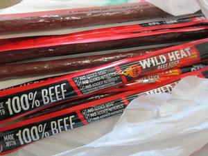 lot 432 image: 12 Jack Links Wild Heat Beef Sticks...