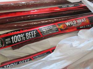 lot 433 image: 12 Jack Links Wild Heat Beef Sticks...