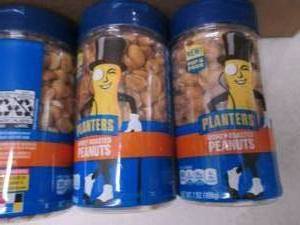 lot 445 image: 6- 7oz Jars Planters Honey Roasted ...