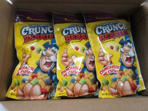 lot 459 image: 6- 3.9 oz Pouches Capn Crunchs Cr...