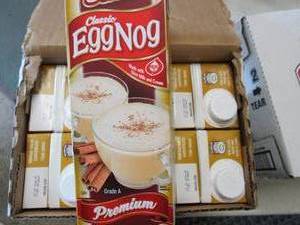 lot 471 image: 6- 32 oz Borden Classic Egg Nog...