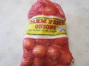 lot 497 image: 10 lbs Farm Fresh Onions...