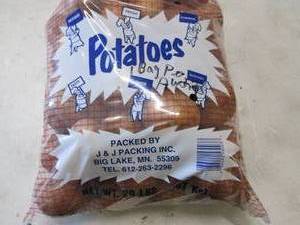 lot 504 image: 20 lbs Minnesota Grown Potatoes...