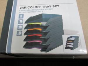 lot 506 image: DURABLE VARICOLOR Stackable 5 Lette...