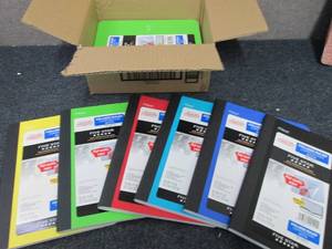 lot 514 image: Case of 12 Mead 100 sheet College R...