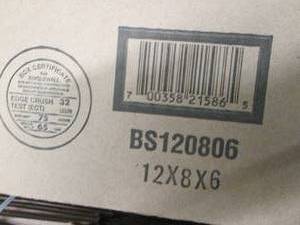 lot 522 image: The Packaging Wholesalers 12 x 8 x ...