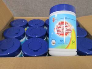 lot 526 image: Case of 24- 70ct Canisters Biocleen...