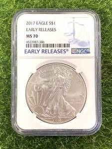 2017 MS70 Early Release .999 1oz Silver Eagle