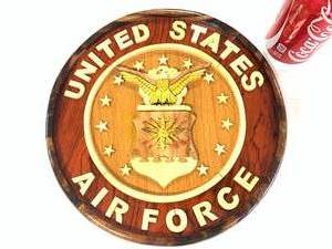 Custom Made Wood Air Force Sign 12 Inches Wide